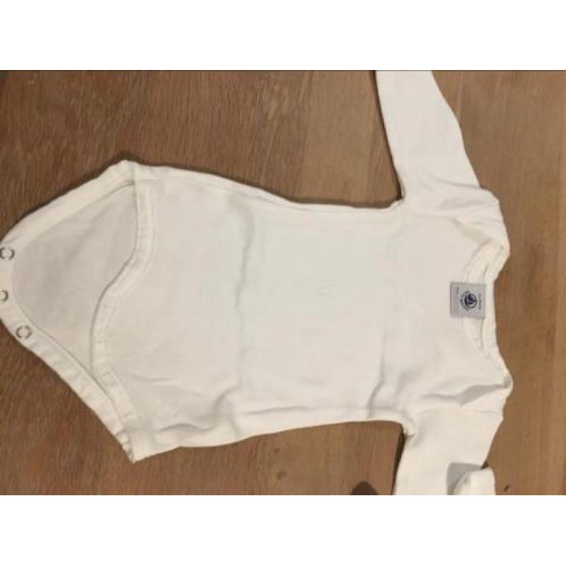 5 Petit Bateau rompers maat 54 wit