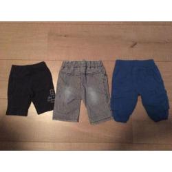 Pakket babykleding jongen 50/56